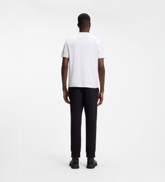 BOSS Structure Logo T-shirt hvid