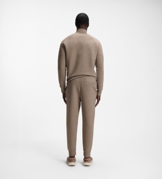 BOSS Calça Hadiko marrom claro
