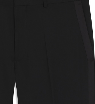 HUGO Calça Hesten em preto