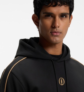 BOSS Hoodie The Open26 zwart