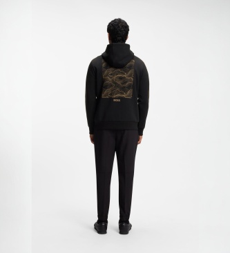 BOSS Hoodie The Open26 zwart