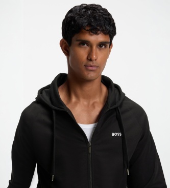 BOSS Iconic Hooded hættetrøje sort