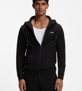 BOSS Iconic Hooded hættetrøje sort