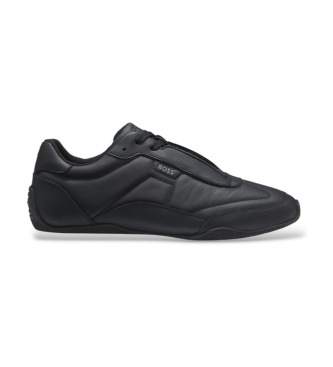 BOSS Jaylen Black Leather Sneakers