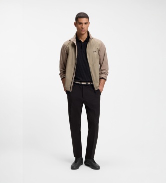 BOSS Jaylen Black Leather Sneakers