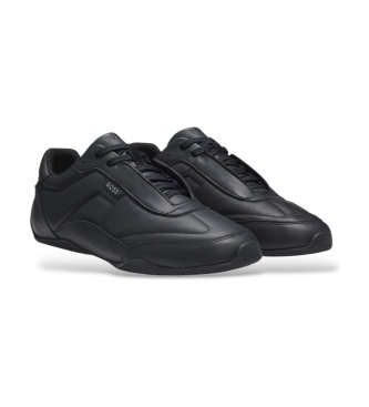 BOSS Jaylen Black Leather Sneakers