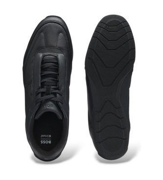 BOSS Jaylen Black Leather Sneakers