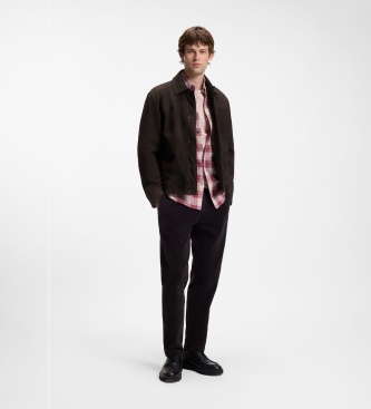 BOSS Jomod Brown Suede Jacket