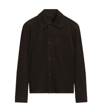 BOSS Jomod Brown Suede Jacket