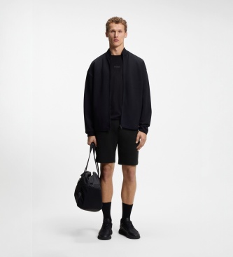 BOSS Kurze Hose Globe schwarz