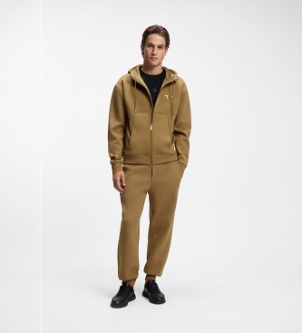 BOSS Calça jogger marrom