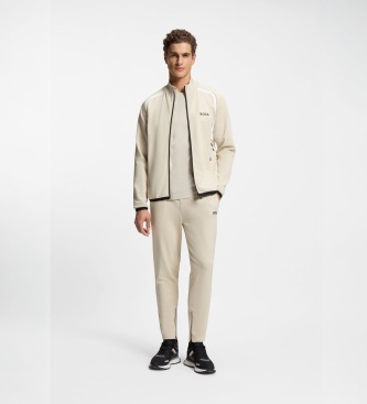 BOSS Chaqueta deportiva beige
