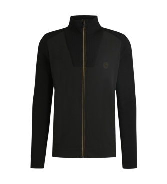 BOSS Tennis Lifestyle jakke sort