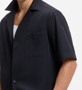 BOSS Camisa Lapisy Marinho