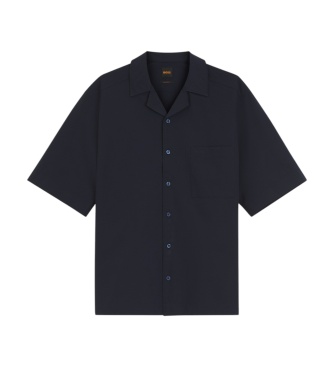 BOSS Camisa Lapisy Marinho