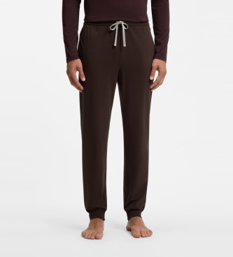 BOSS Pantalon de pyjama Mix&Match marron