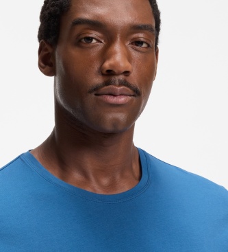 BOSS T-Shirt Mix&Match mit Rundhalsausschnitt hellblau