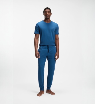 BOSS T-Shirt Mix&Match mit Rundhalsausschnitt hellblau
