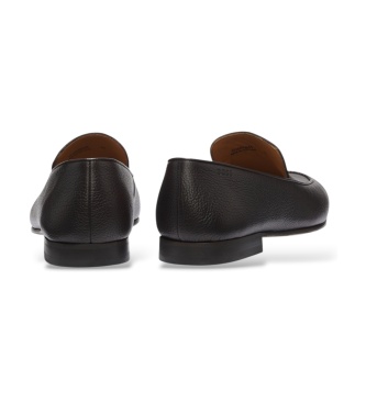 BOSS Dark brown Lawen leather loafers