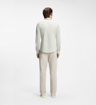 BOSS Camisa Mysoft verde claro