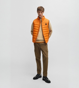 BOSS Gesteppte Weste Odeno2 orange