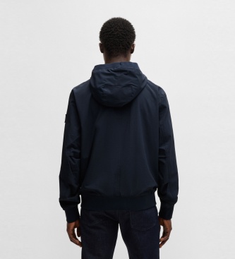 BOSS Oloco marine jacket with hood