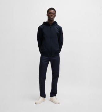 BOSS Oloco marine jacket with hood