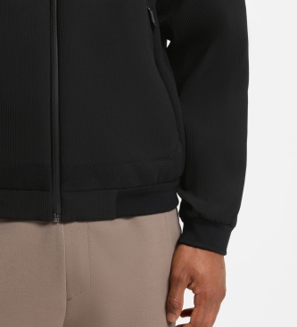 BOSS Cord Fleece HY jakke i sort