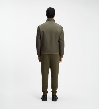 BOSS Hexatech green bomber jacket