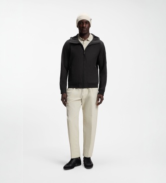 BOSS Chaqueta con capucha negro
