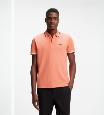 BOSS Polo Paddy laranja