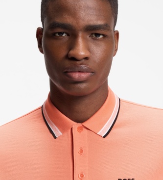 BOSS Polo Paddy laranja