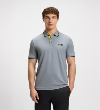 BOSS Polo Paddy Pro grå