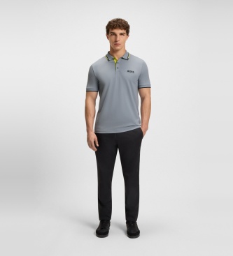 BOSS Polo Paddy Pro grå