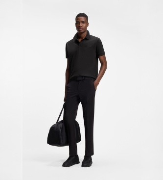 BOSS Polo Paddy Structure noir