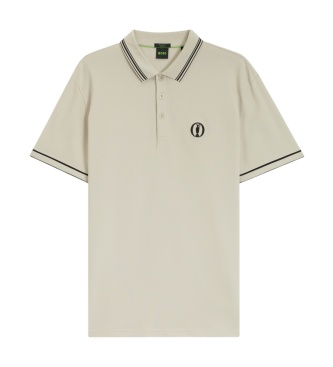 BOSS Polo Paddy The Open-26 bege claro