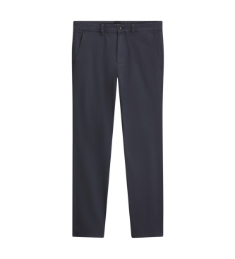 BOSS Navy slim chino pants