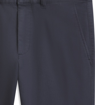 BOSS Navy slim chino pants