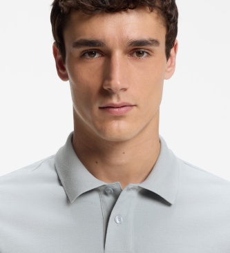 BOSS Polo Passenger svetlo siva