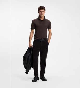 BOSS Polo Passenger marrom