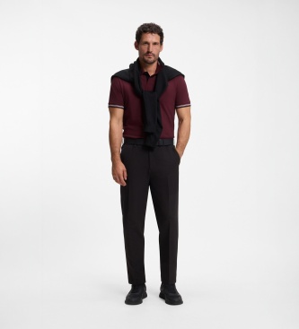 BOSS Granaatrode Paul poloshirt