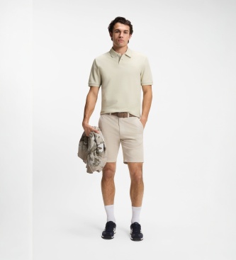 BOSS Polo Phoenix bege claro