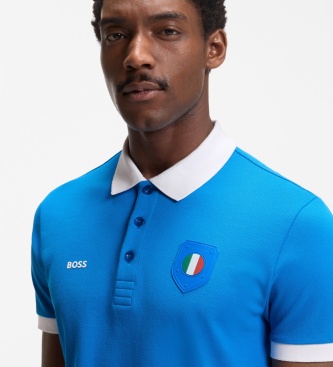 BOSS Polo Paddy azul