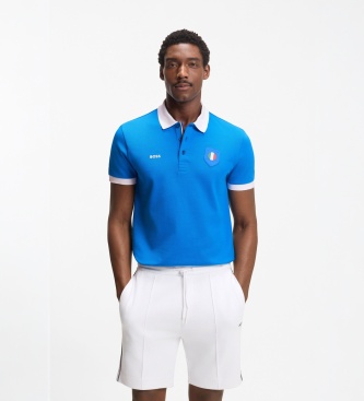 BOSS Polo Paddy azul