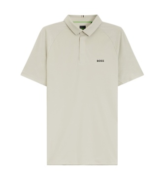 BOSS Polo Paddytech bege claro