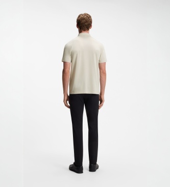 BOSS Polo Paddytech bege claro