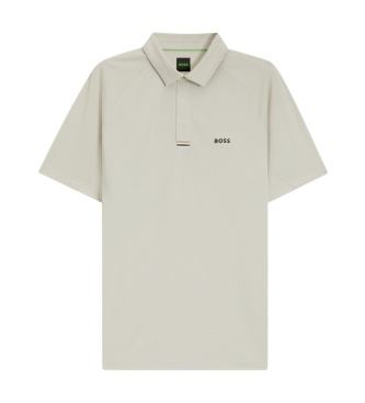 BOSS Polo Paddytech bege claro