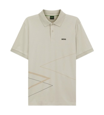 BOSS Polo Rank 3 bege claro