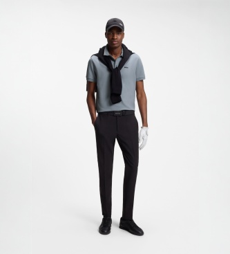 BOSS Polo Swing cinza