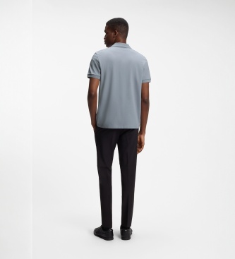BOSS Polo Swing cinza